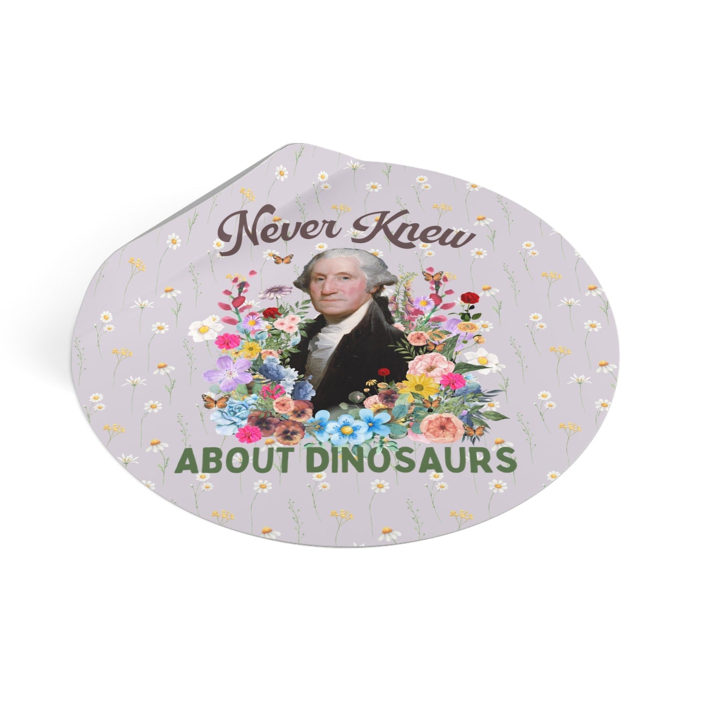 Floral History Sticker: George Washington