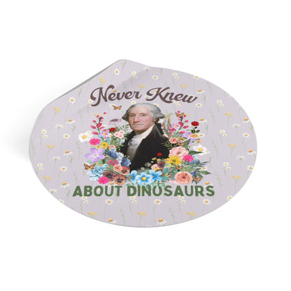 Floral History Sticker: George Washington