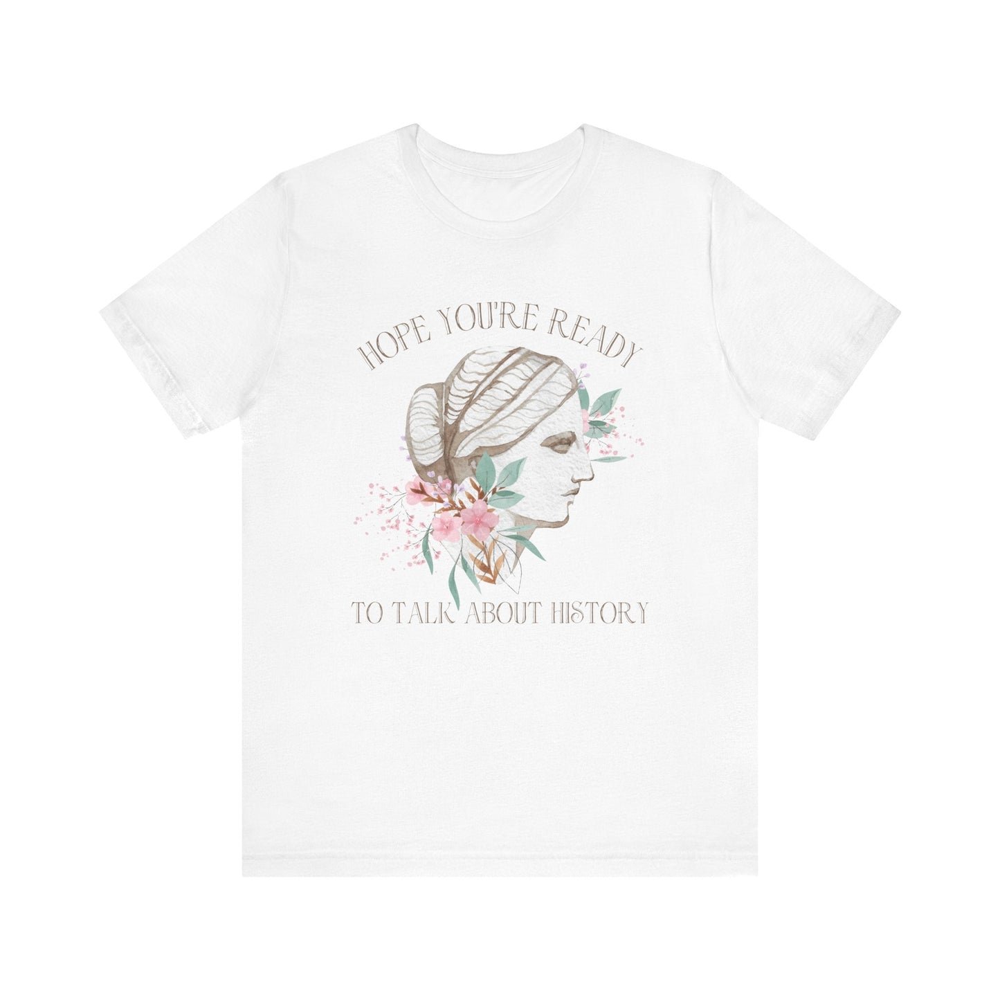 Floral History Teacher Tee Shirt