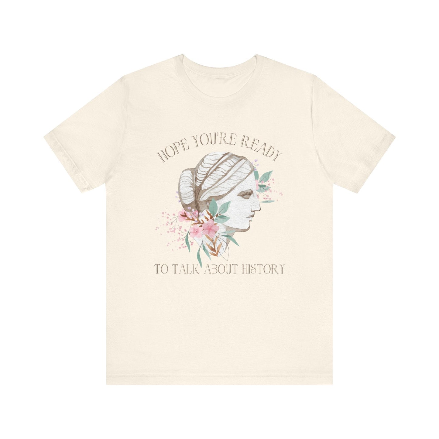 Floral History Teacher Tee Shirt