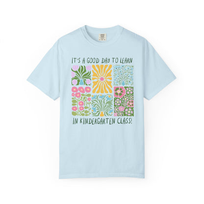 Floral Kindergarten Teacher Tee