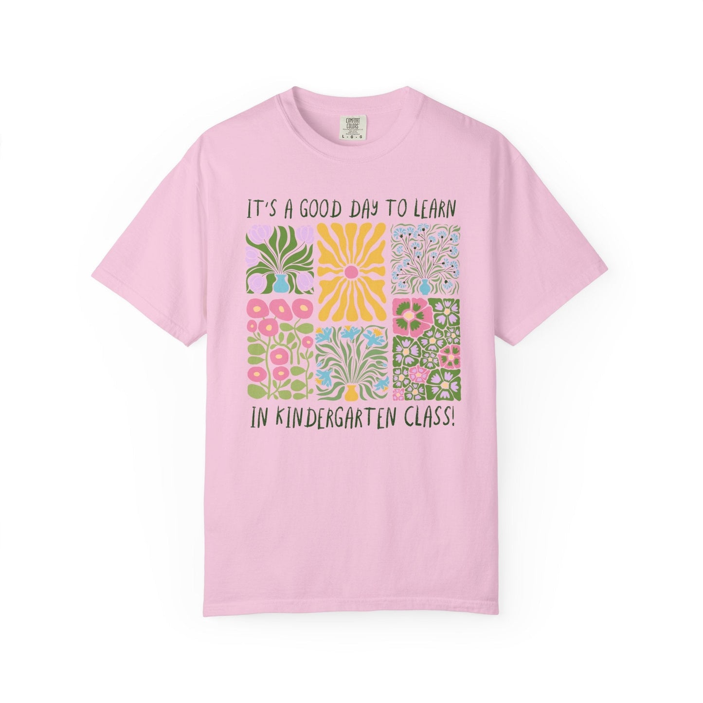 Floral Kindergarten Teacher Tee