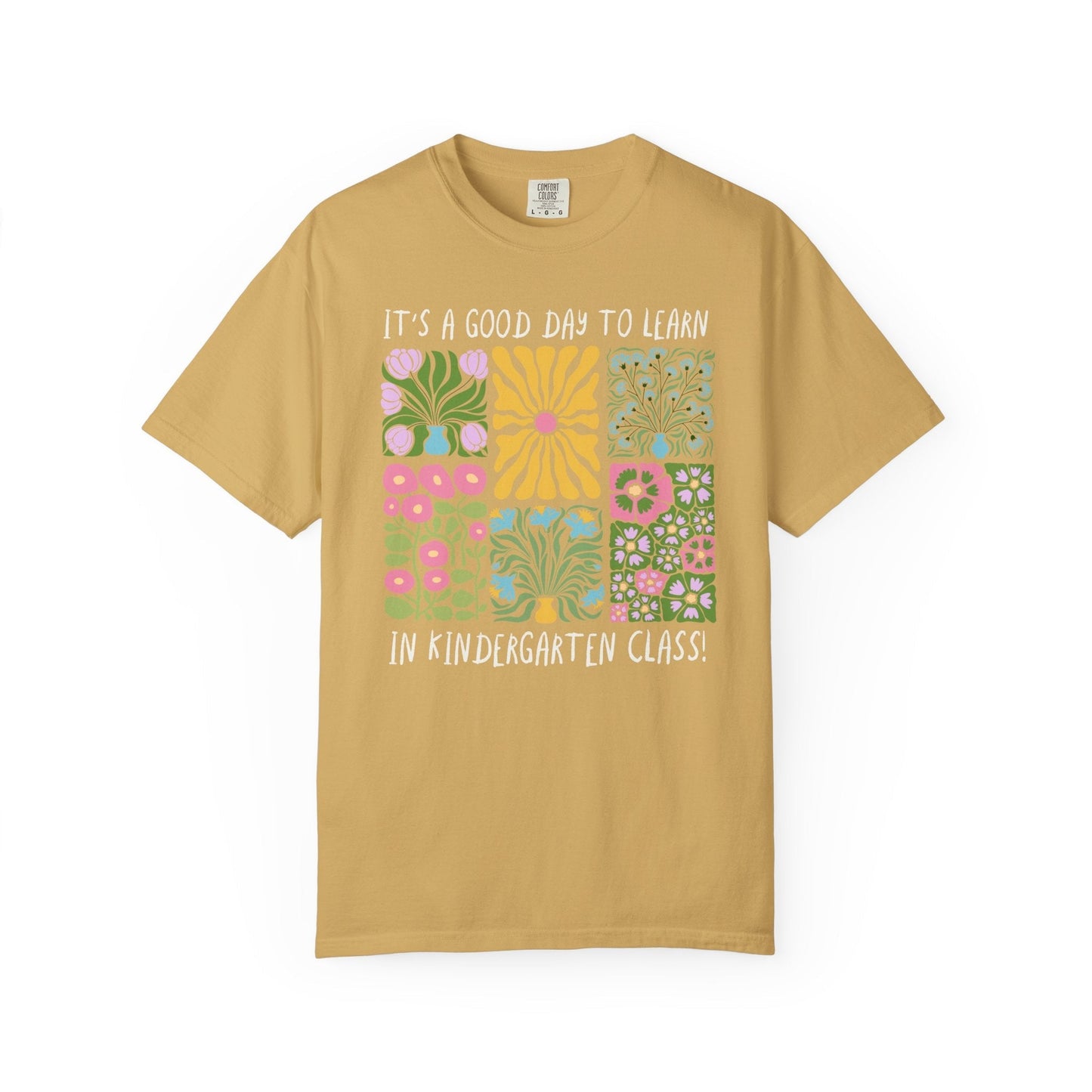 Floral Kindergarten Teacher Tee