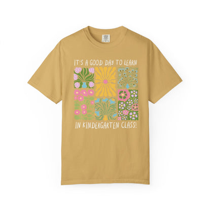 Floral Kindergarten Teacher Tee