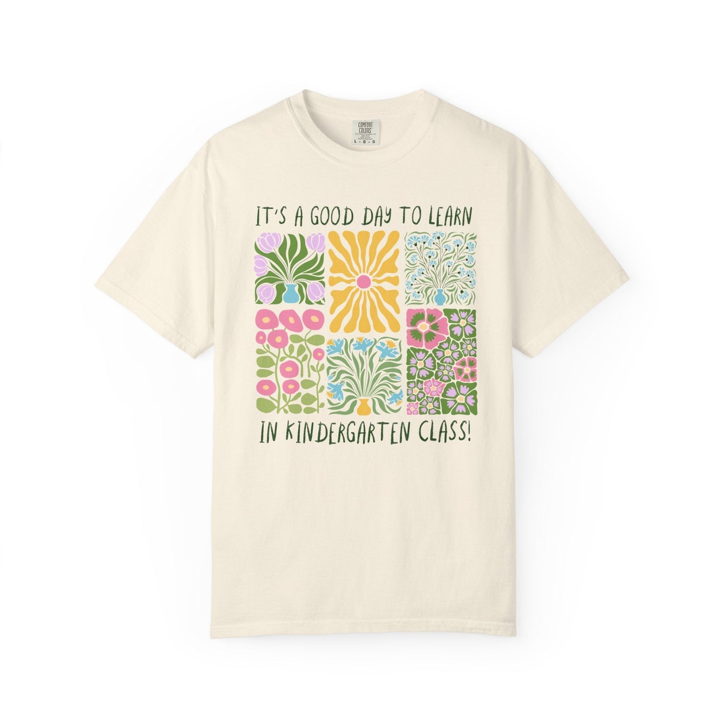 Floral Kindergarten Teacher Tee