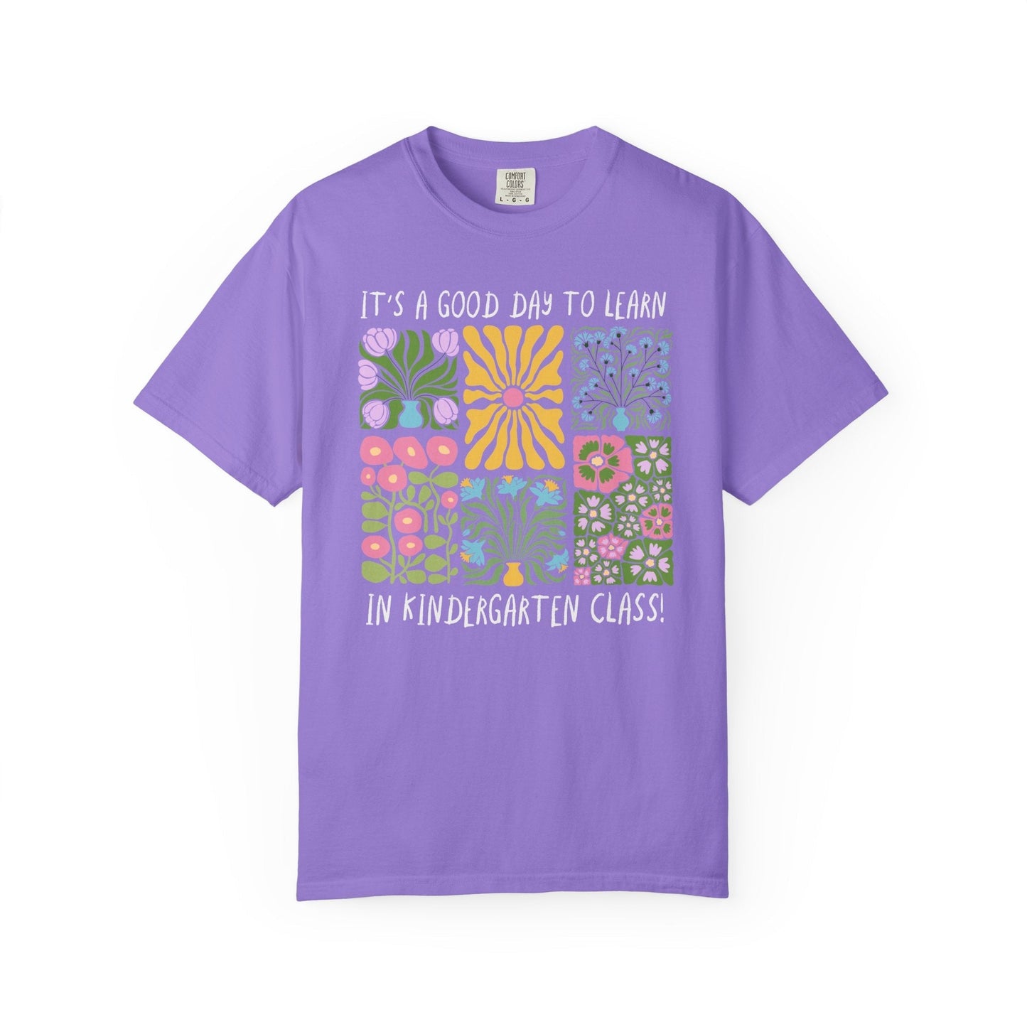 Floral Kindergarten Teacher Tee