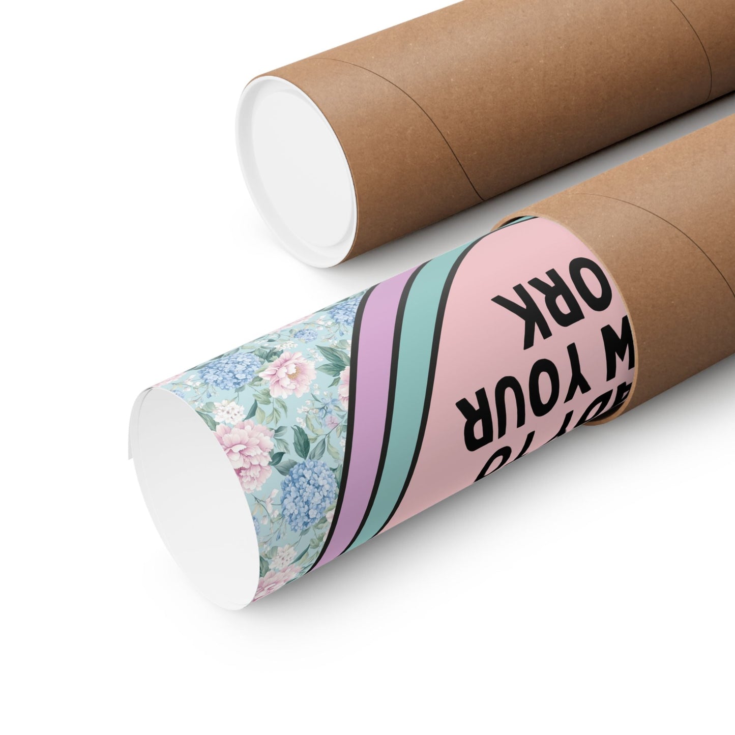 Floral Math Teacher Poster