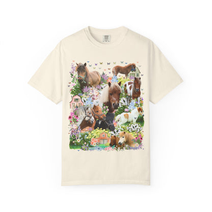 Floral Mini Horse Tee