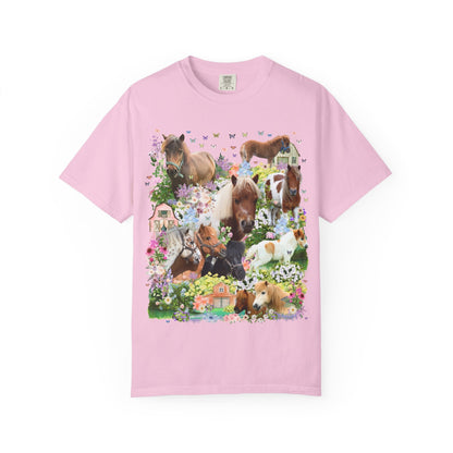 Floral Mini Horse Tee