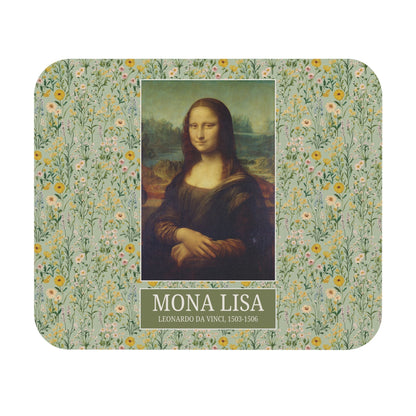 Floral Mona Lisa Mousepad