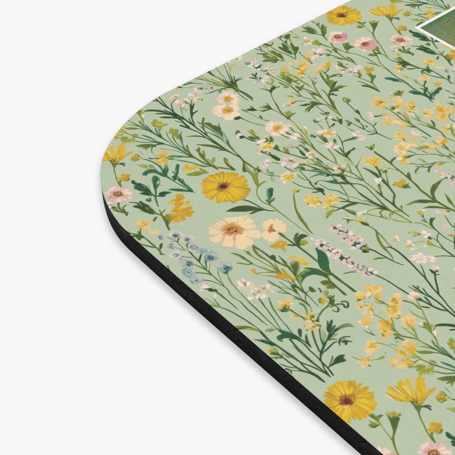Floral Mona Lisa Mousepad