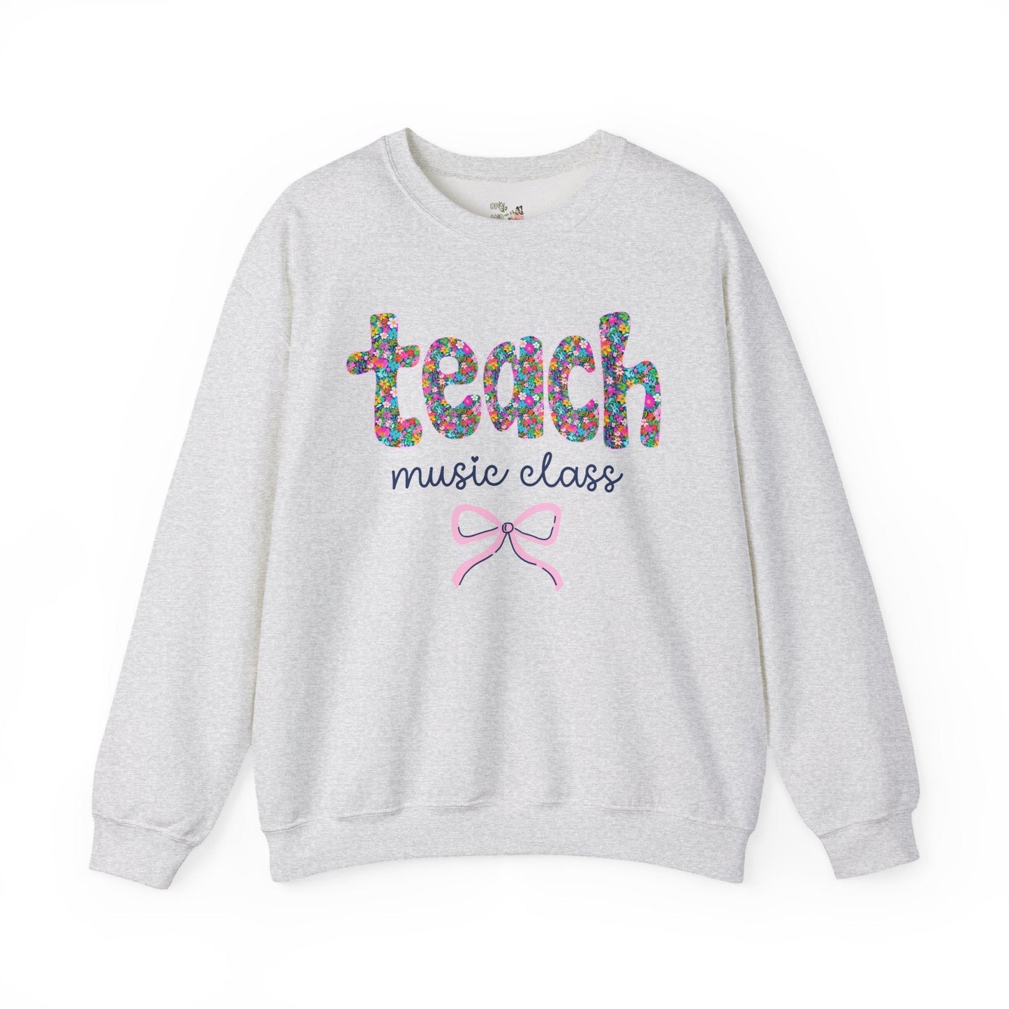 Floral Music Teacher Sweatshirt