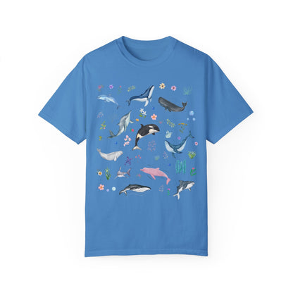 Floral Ocean Animal Tee