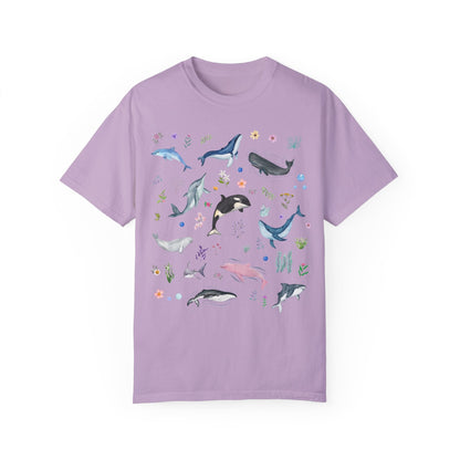 Floral Ocean Animal Tee