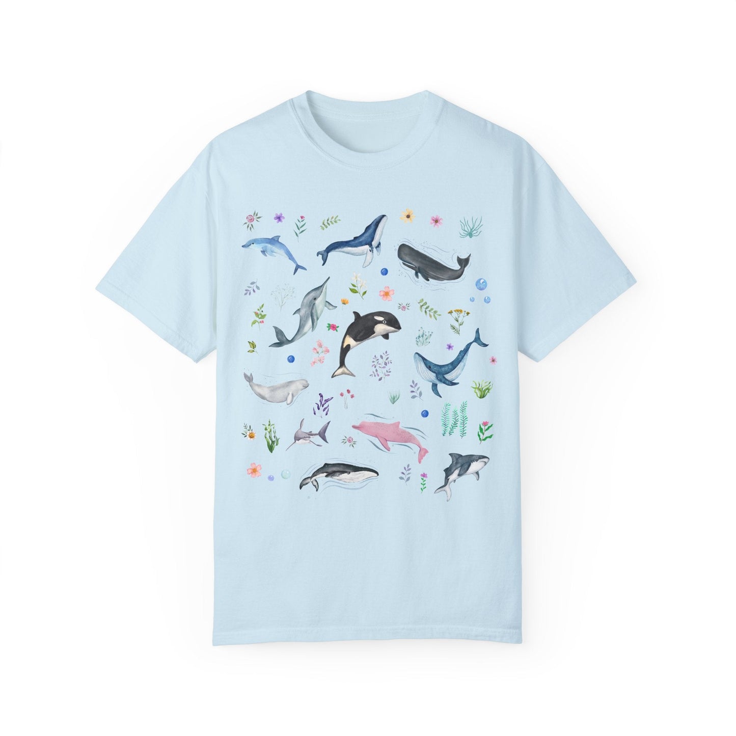 Floral Ocean Animal Tee