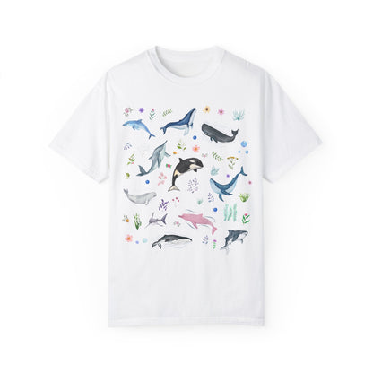 Floral Ocean Animal Tee