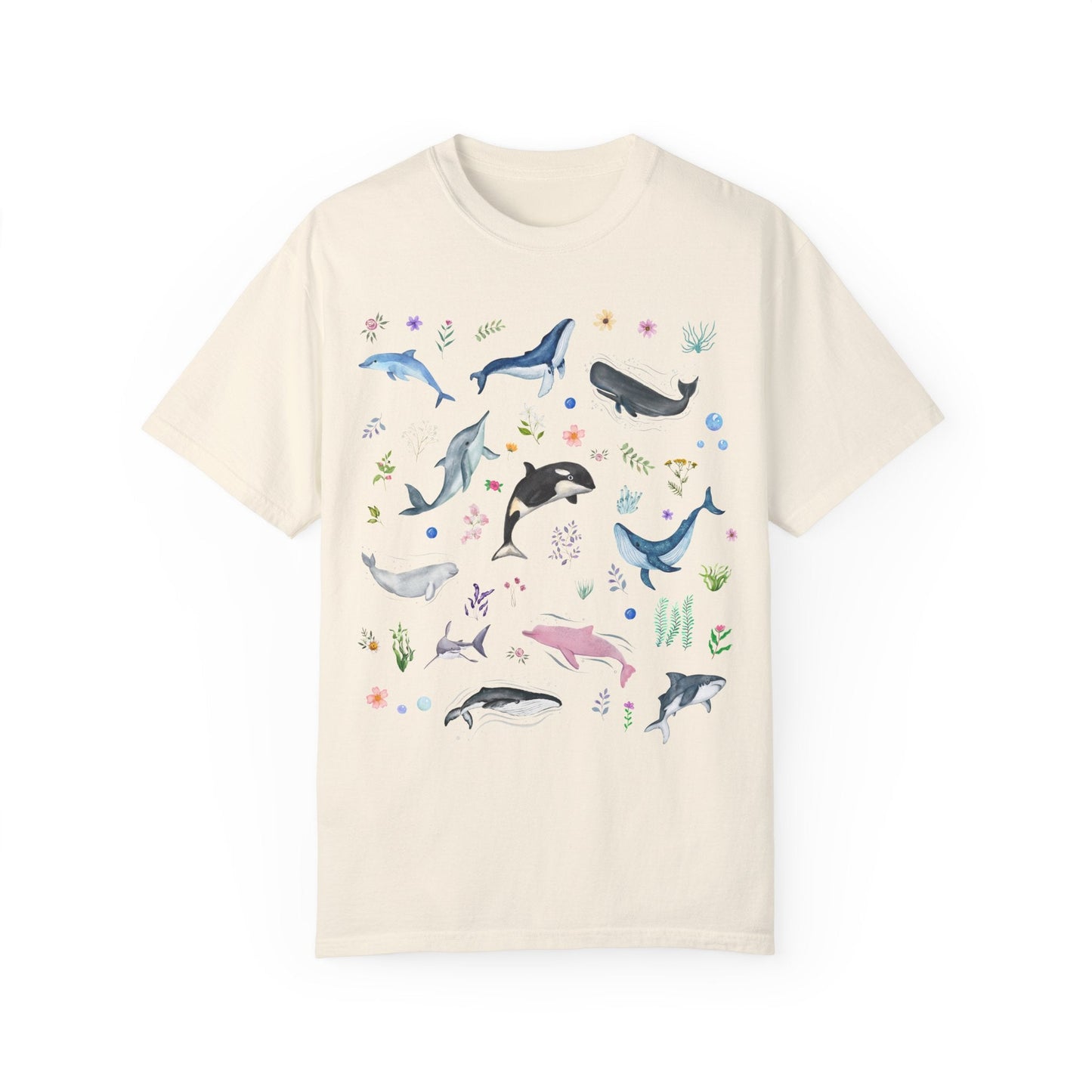 Floral Ocean Animal Tee