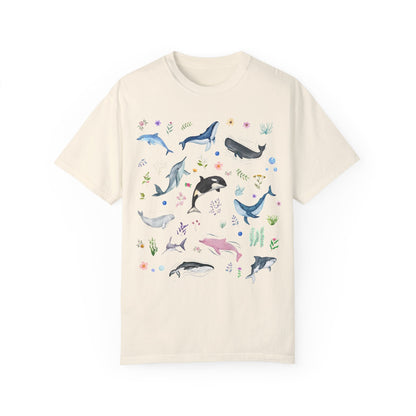 Floral Ocean Animal Tee
