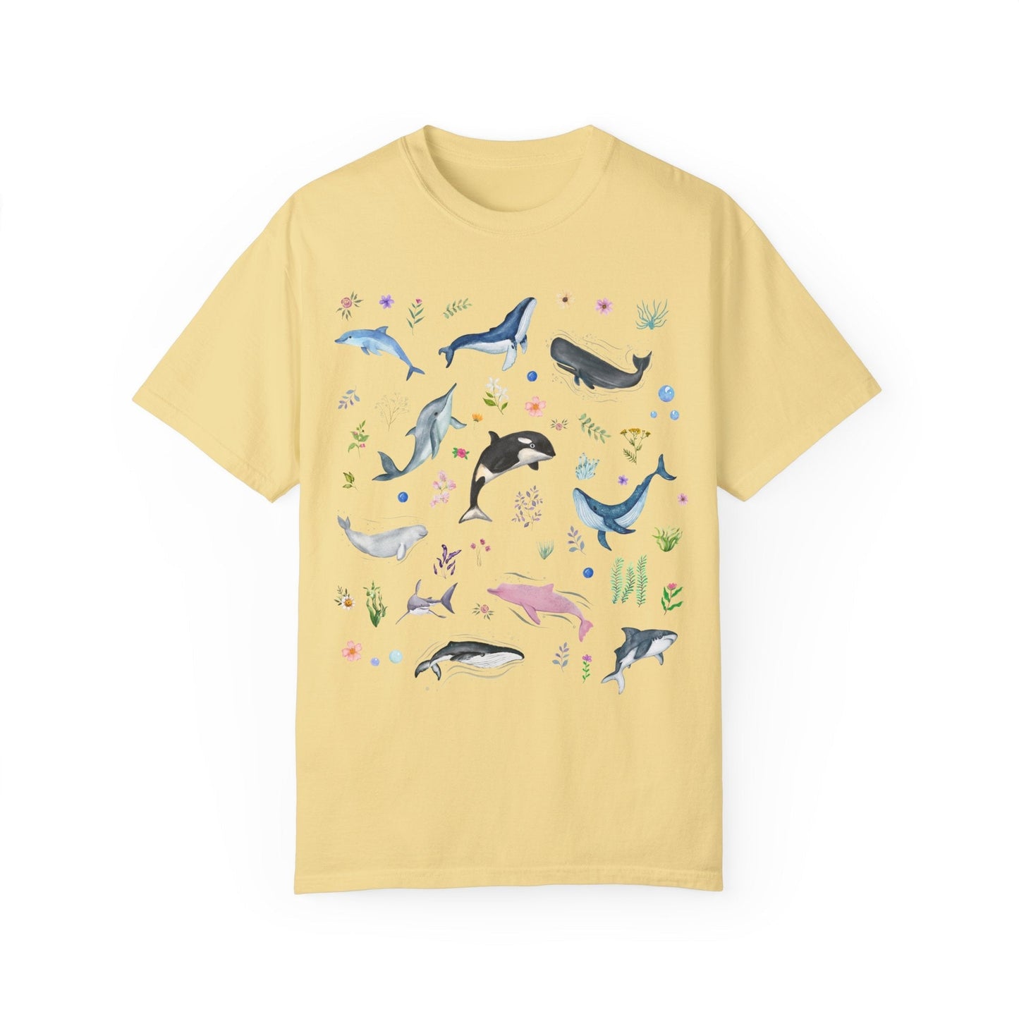 Floral Ocean Animal Tee