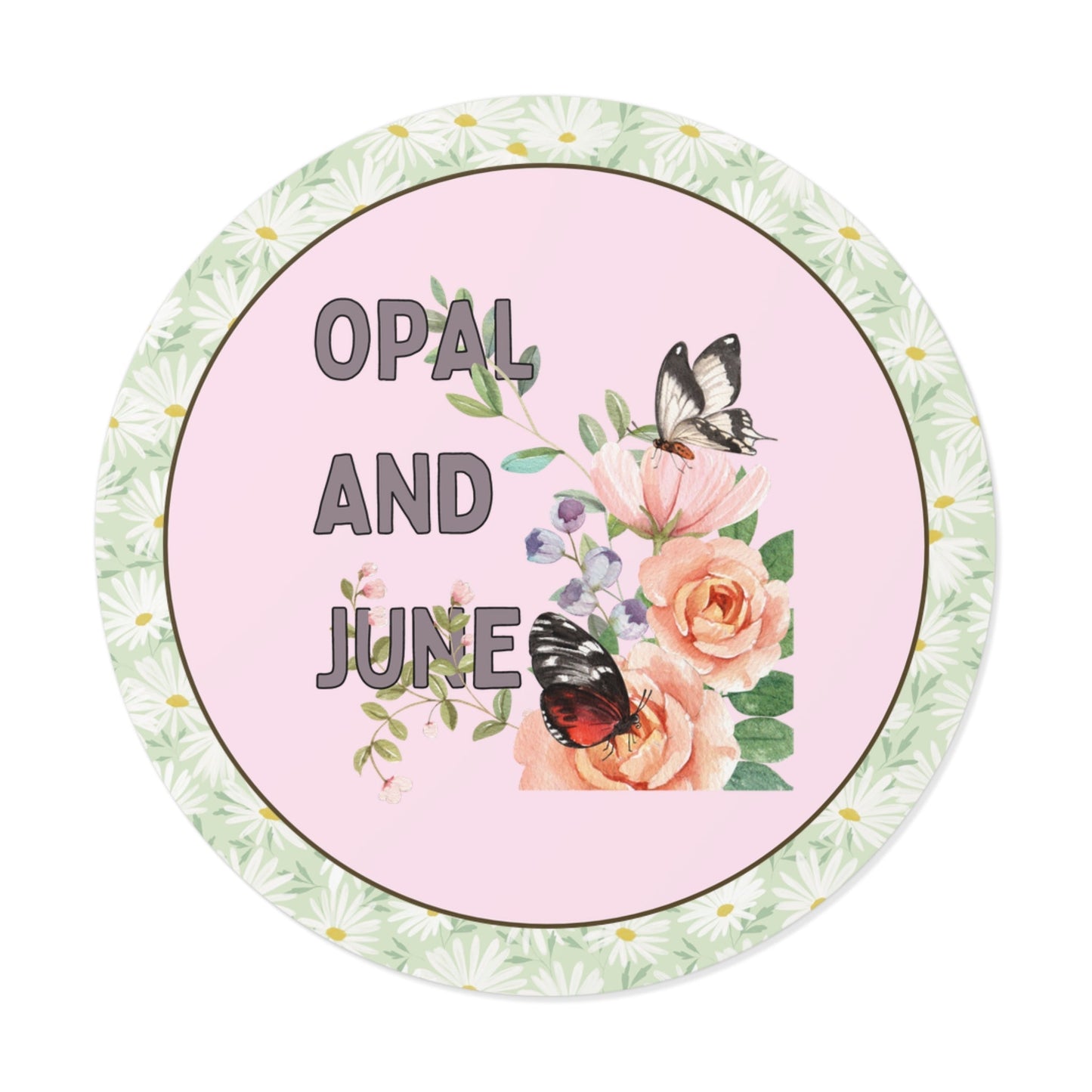 Opal and June Sticker