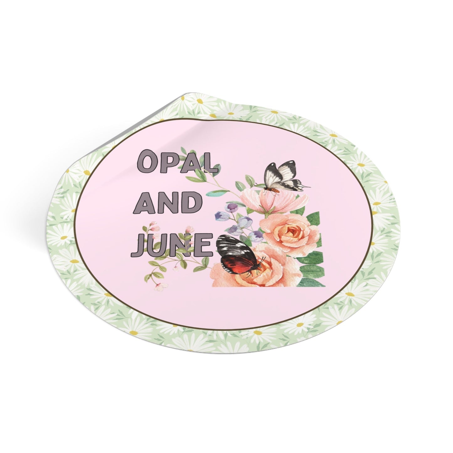 Opal and June Sticker