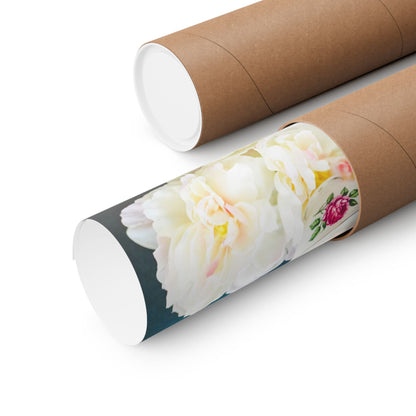 Floral Poster Print of Teacup