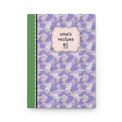 Cute Recipe Notebook: Oma