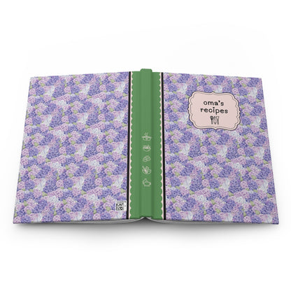 Cute Recipe Notebook: Oma