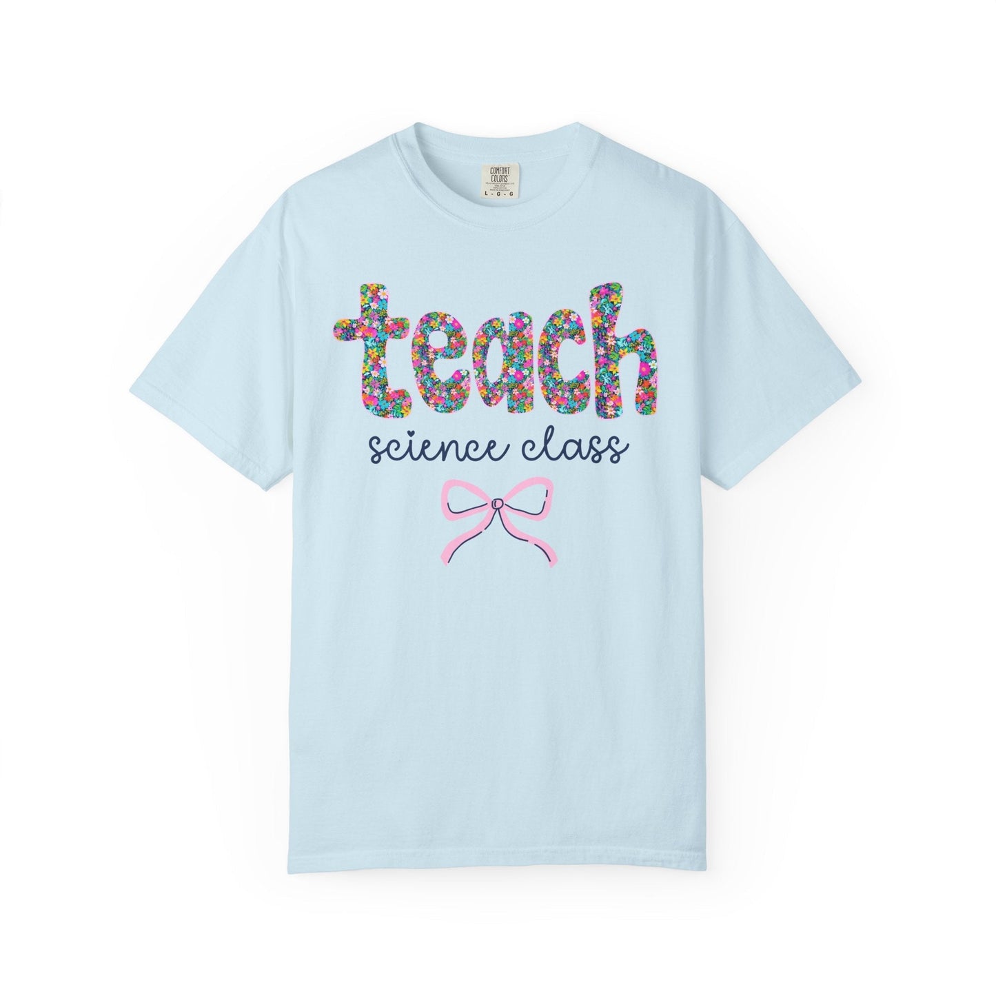Floral Science Teacher Tee