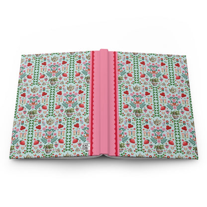 Floral Strawberry Notebook