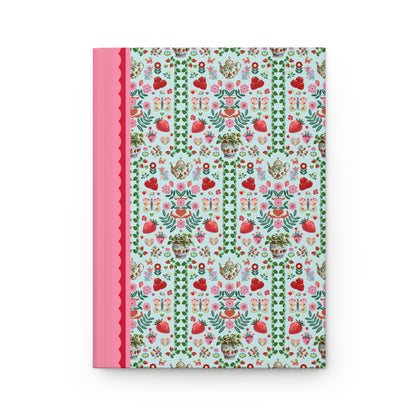 Floral Strawberry Notebook