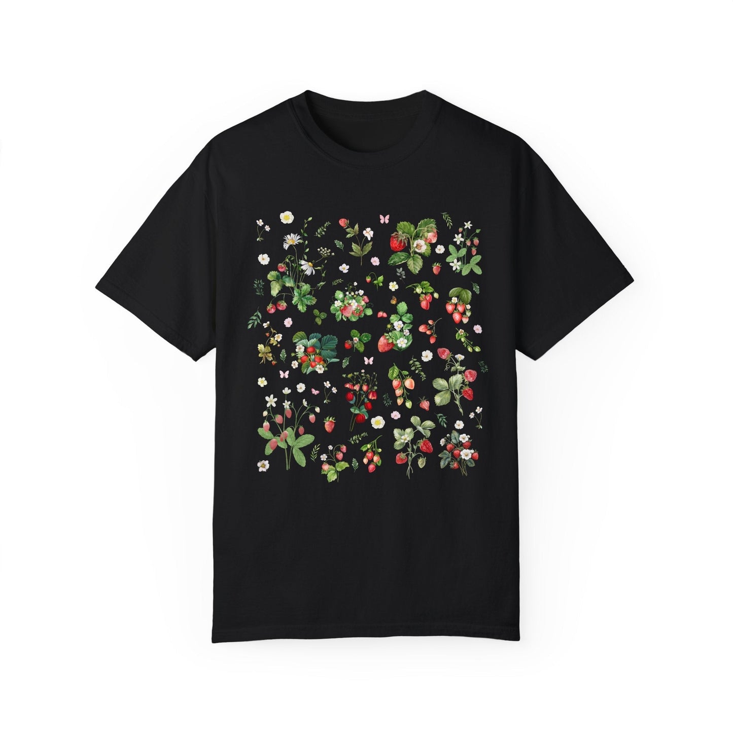 Floral Straweberry T-Shirt for Gardner