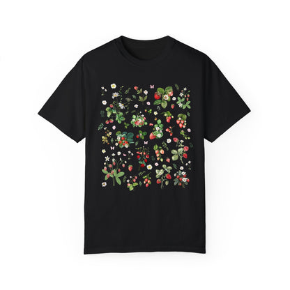 Floral Straweberry T-Shirt for Gardner