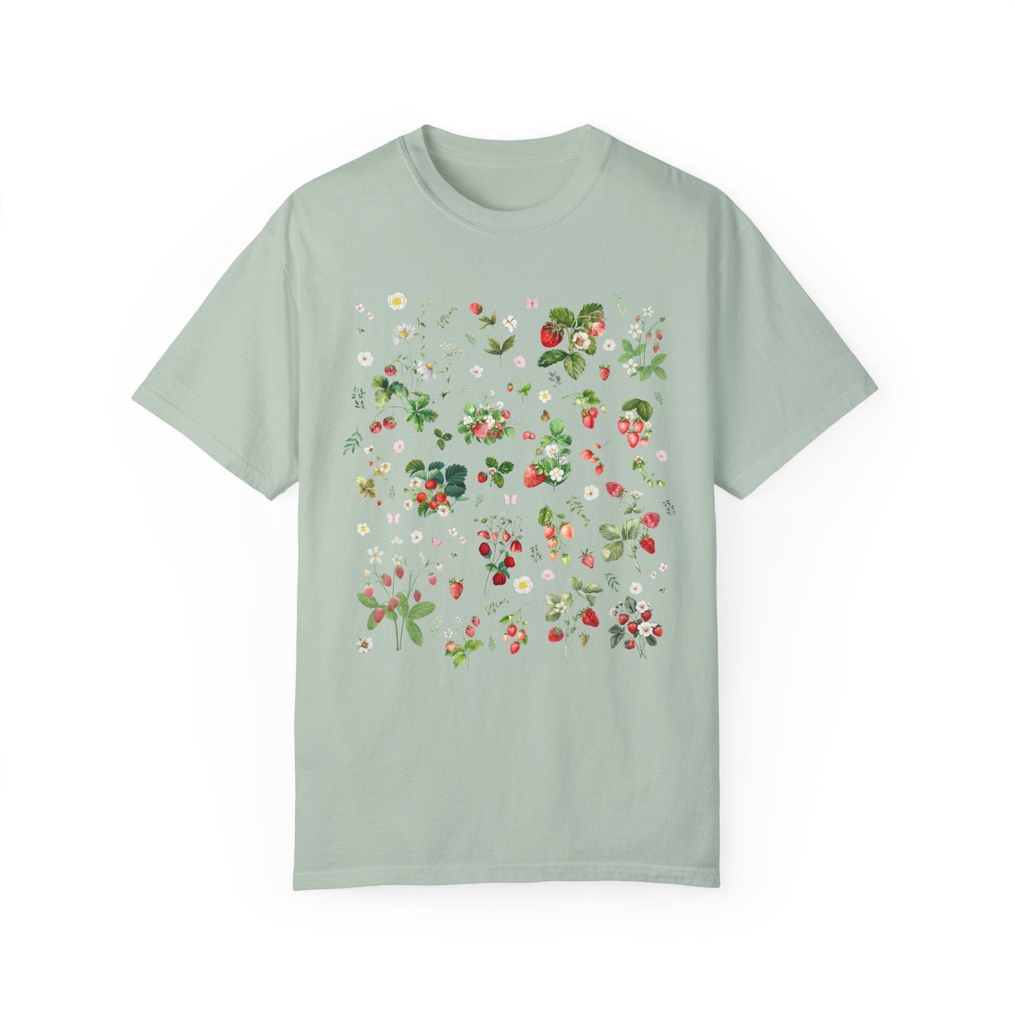 Floral Straweberry T-Shirt for Gardner