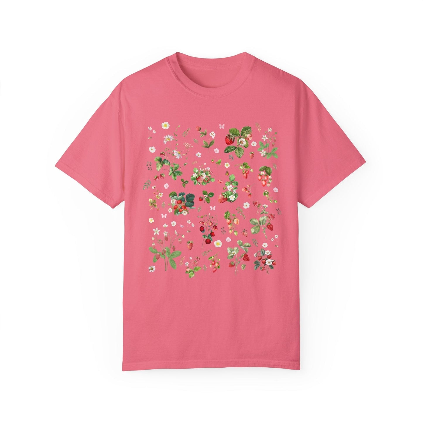 Floral Straweberry T-Shirt for Gardner