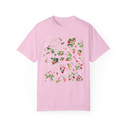 Floral Straweberry T-Shirt for Gardner