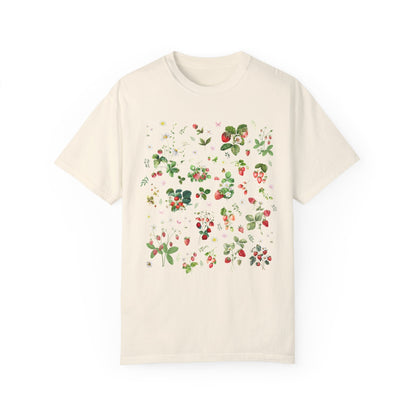 Floral Straweberry T-Shirt for Gardner
