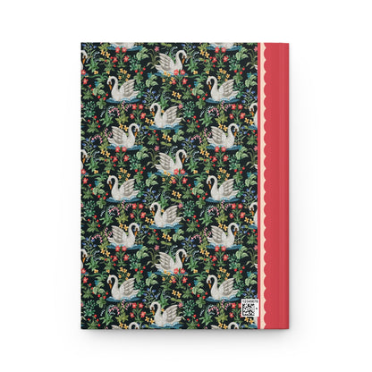 Floral Swan Notebook