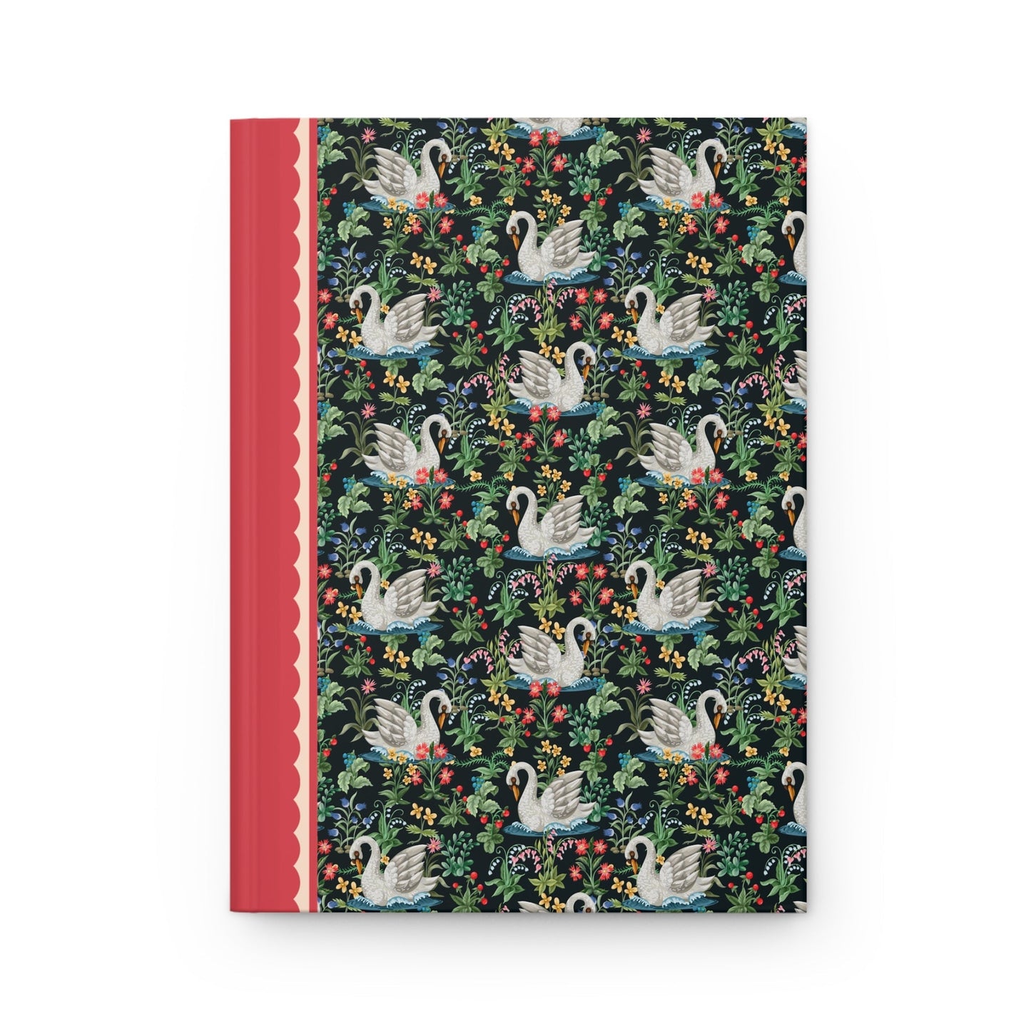 Floral Swan Notebook