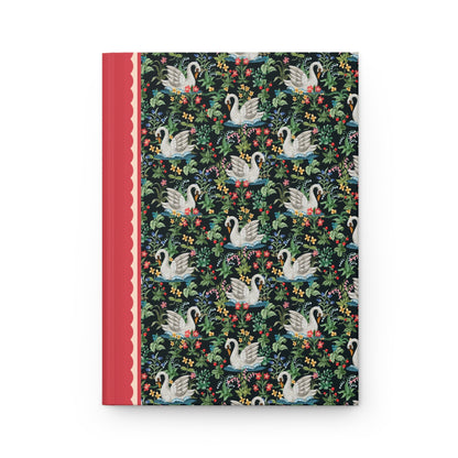 Floral Swan Notebook