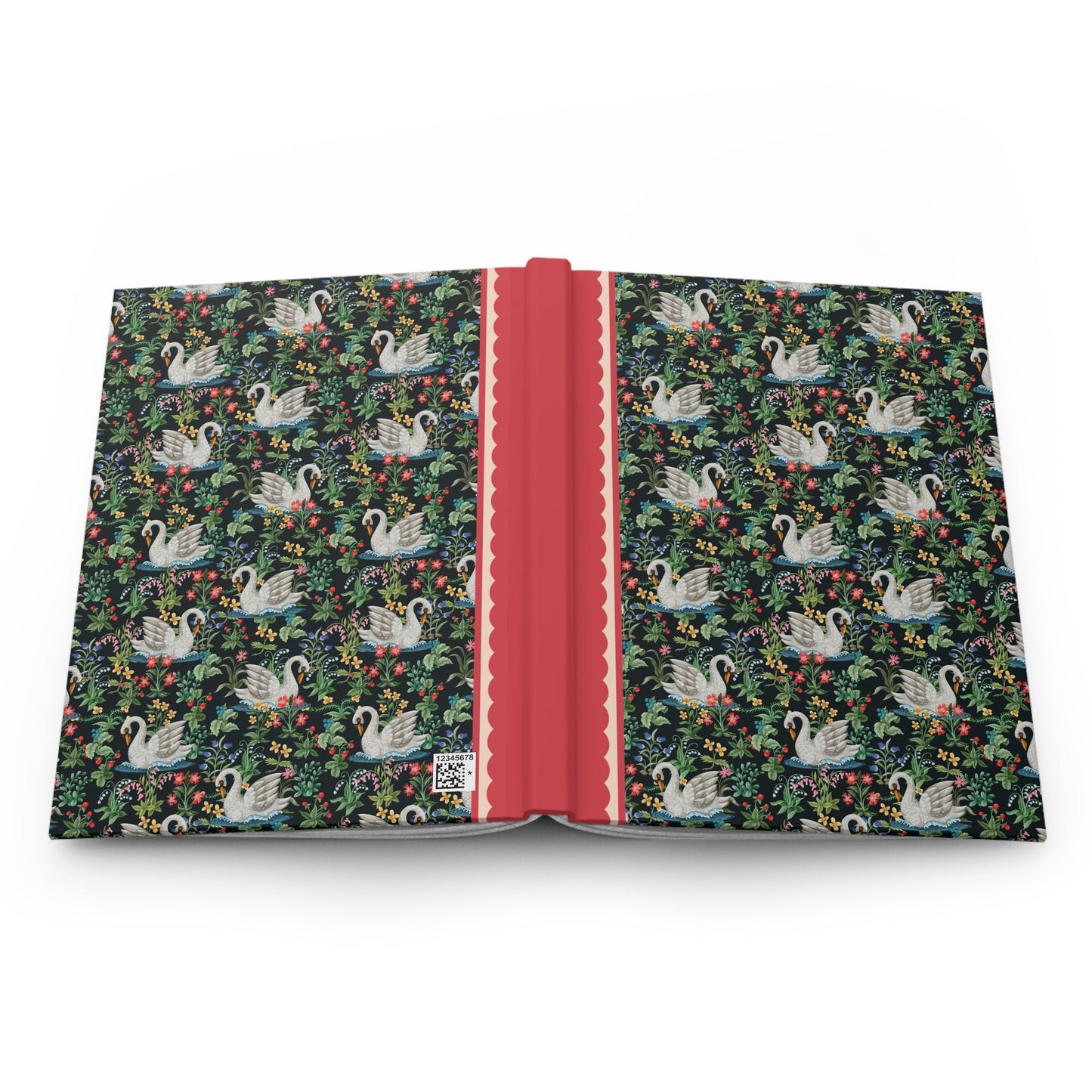 Floral Swan Notebook