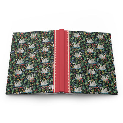 Floral Swan Notebook