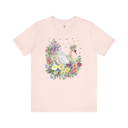 Floral Swan T-Shirt