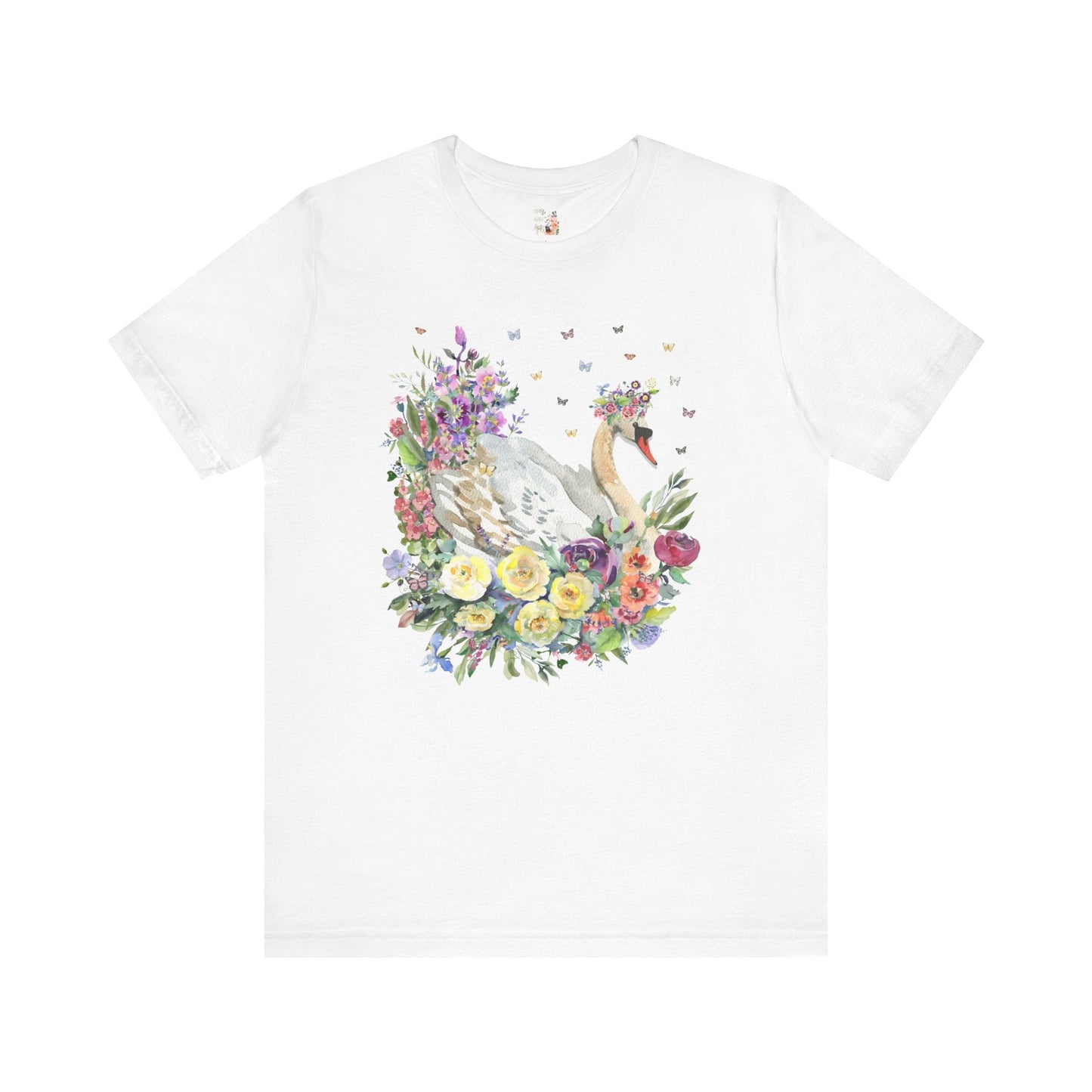 Floral Swan T-Shirt