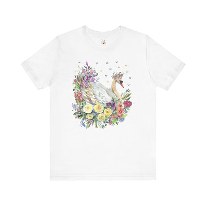 Floral Swan T-Shirt