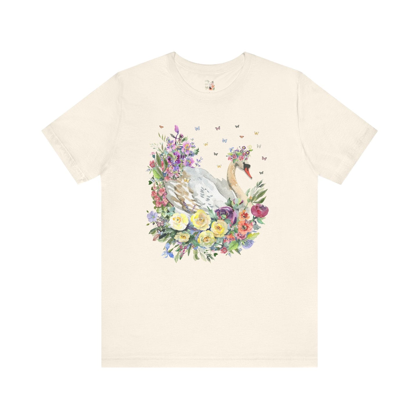 Floral Swan T-Shirt