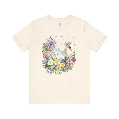 Floral Swan T-Shirt
