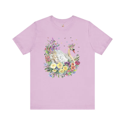 Floral Swan T-Shirt