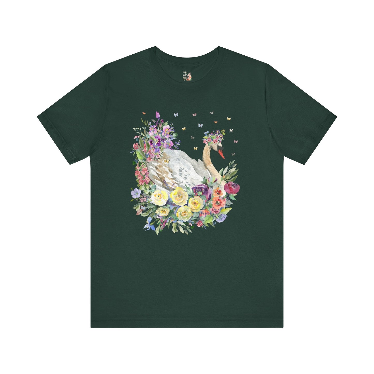 Floral Swan T-Shirt