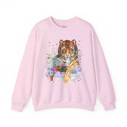 Floral Tiger Lover Sweatshirt